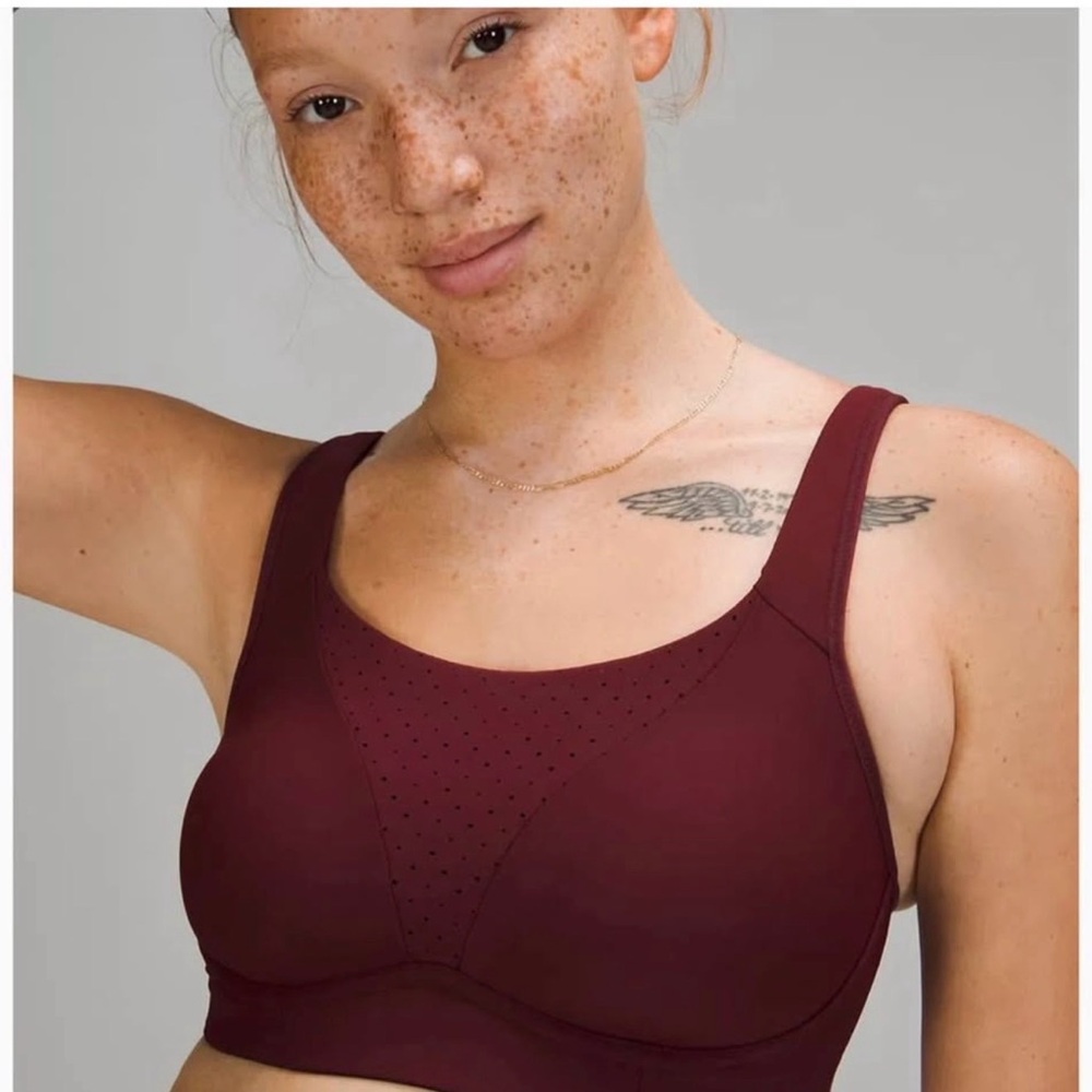 New-Lululemon Athletica Deep Red Sports Bra